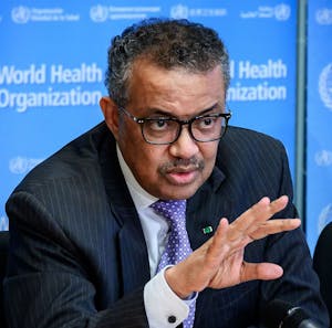 An image of Tedros Adhanom Ghebreyesus, Director General, World Health Organization (WHO)