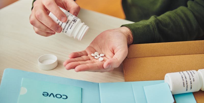 unboxing a Cove migraine medication