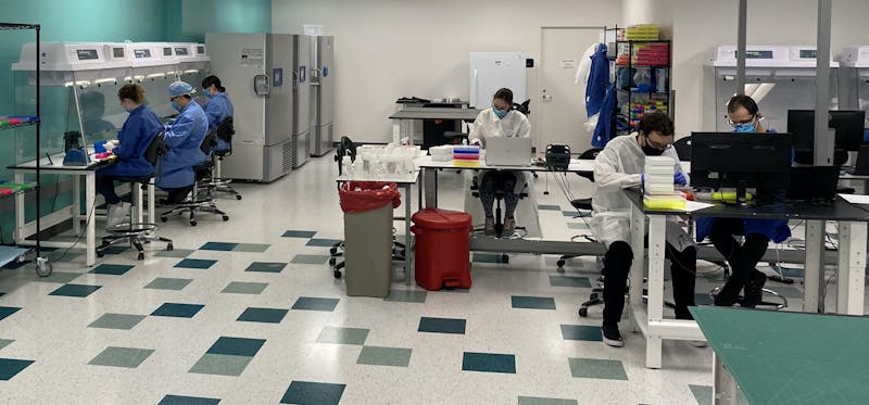 Viome’s accessioning lab