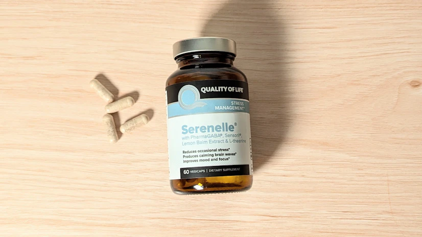 Quality of Life Serenelle on a wood surface.
