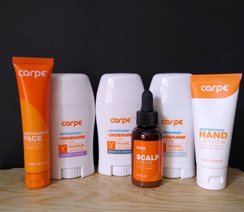 an assortment of Carpe products