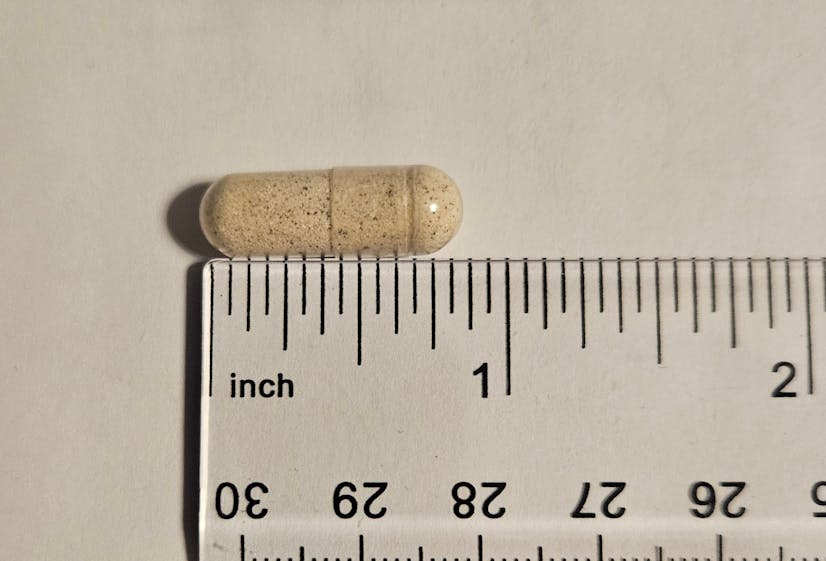 Pill size of Nature’s Craft DIM