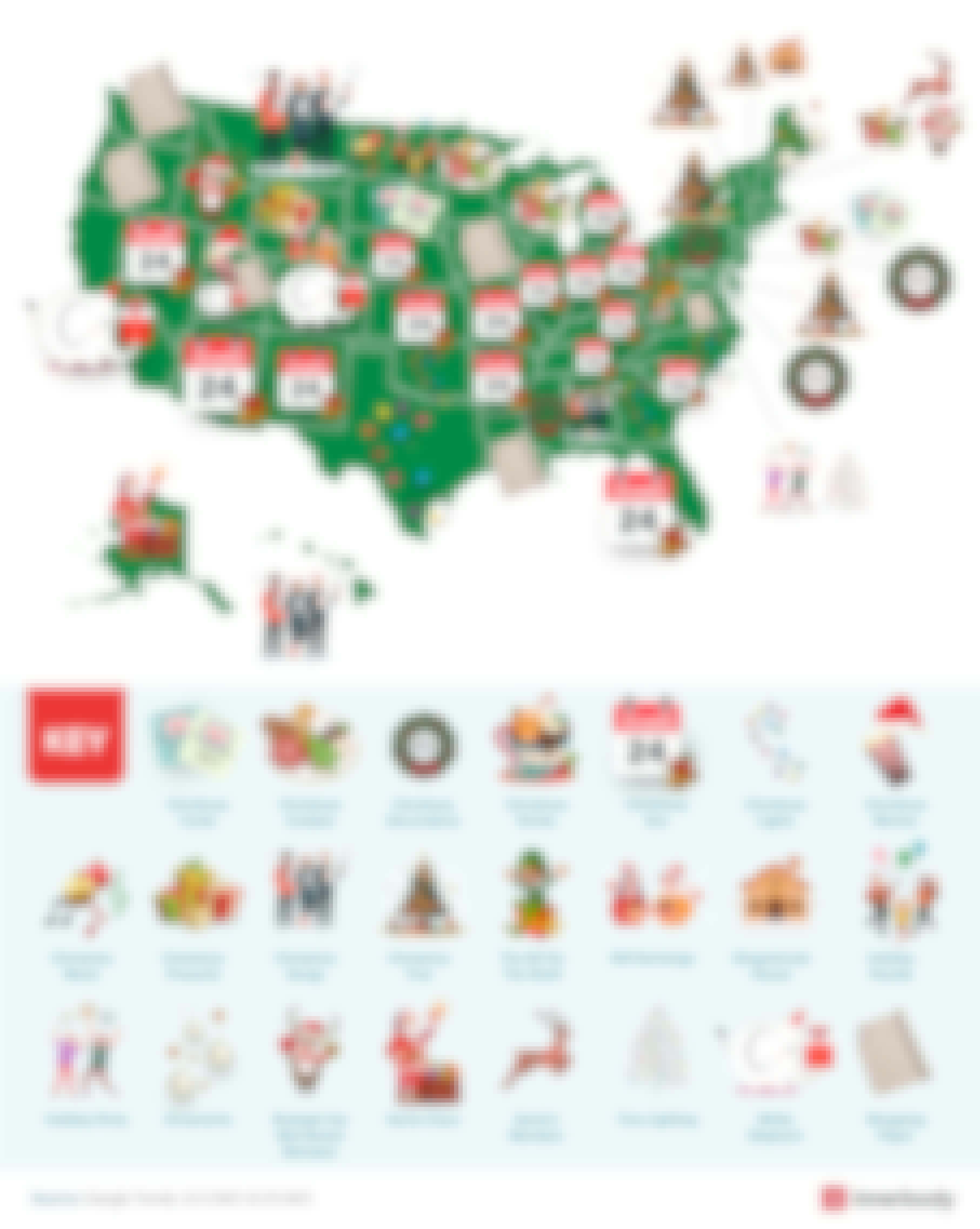Christmas by state