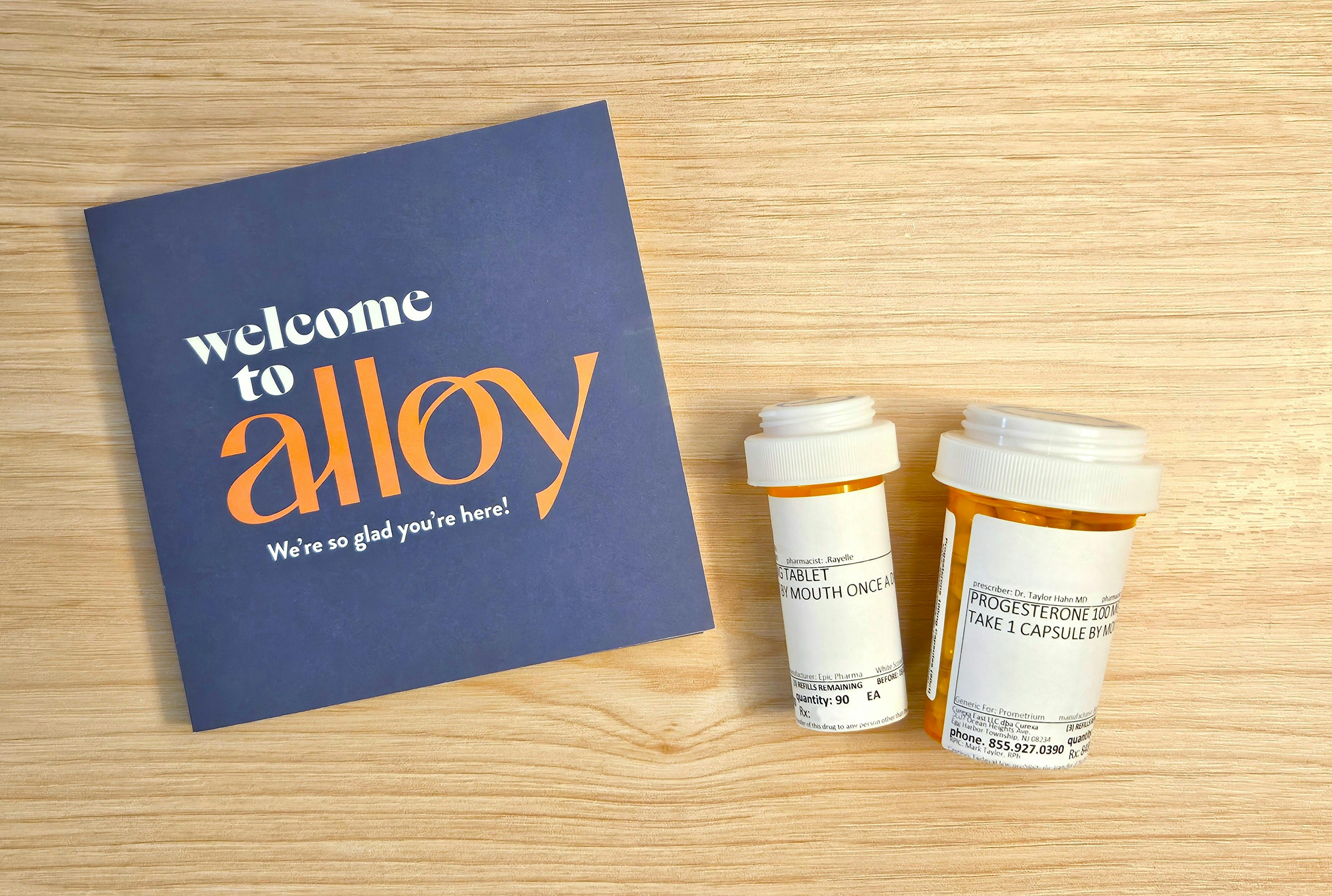 Alloy Menopause Review Pill Bottles