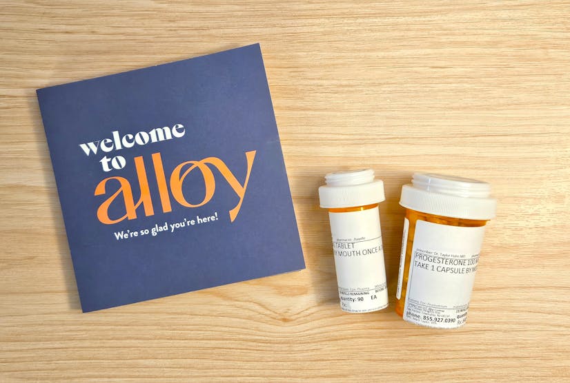 Alloy Menopause Review Pill Bottles