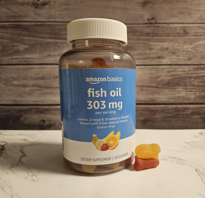 Amazon Basics fish oil 303mg supplement