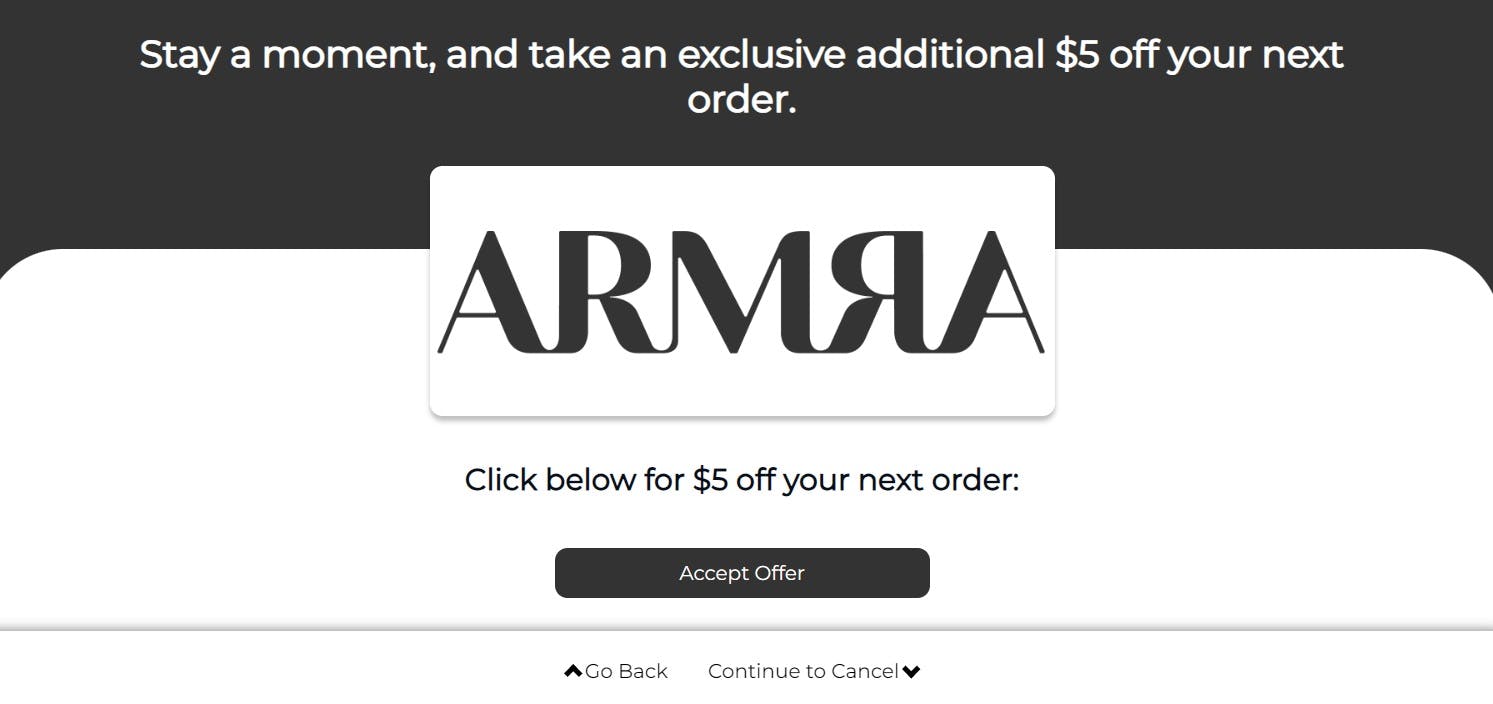 Armra Review Cancel Coupon