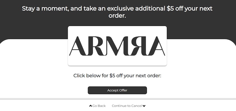 Armra Review Cancel Coupon