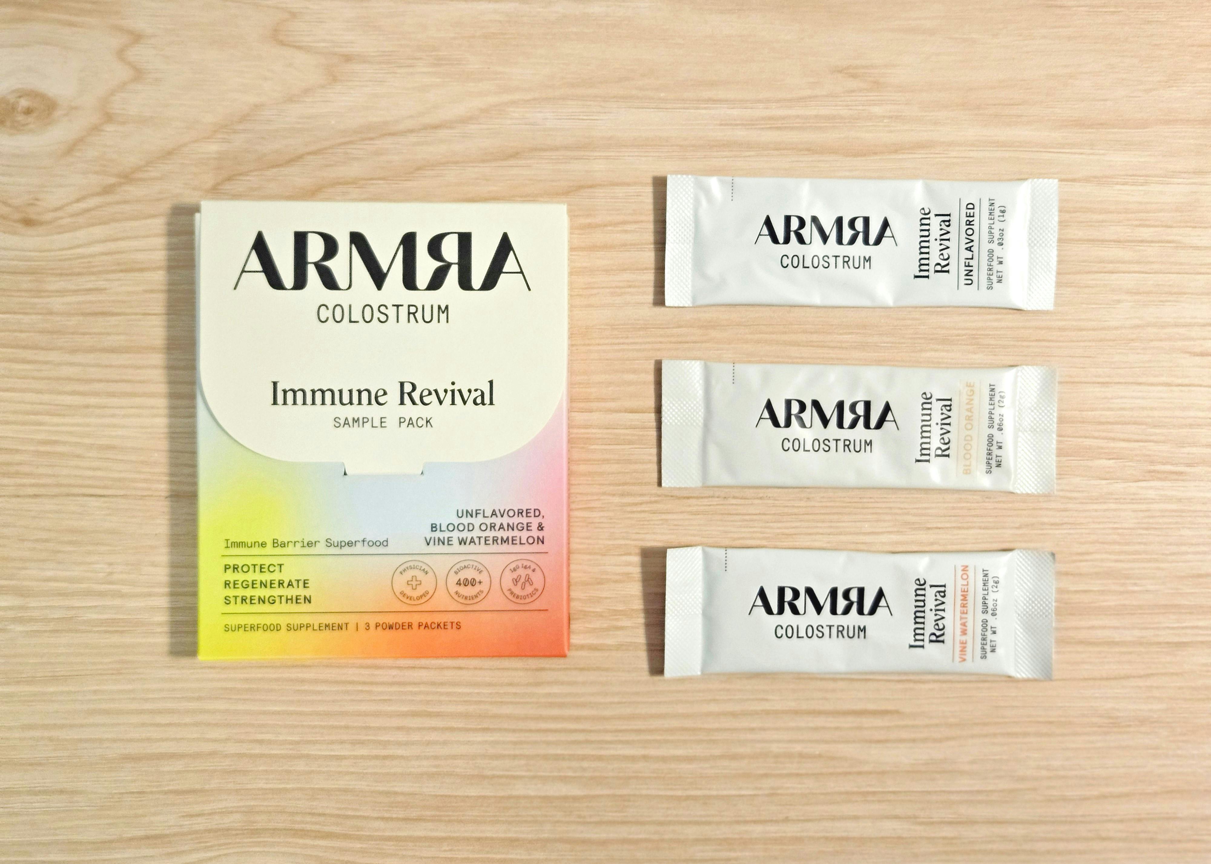 Armra Review Immune Revival Sample Pack