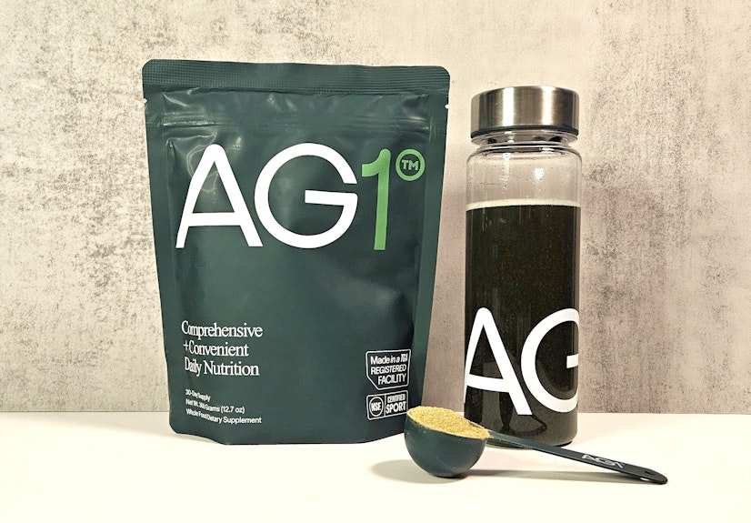 Athletic Greens Mixed in Bottle