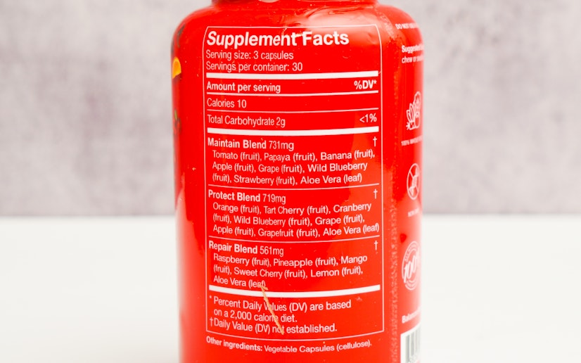 Balance Of Nature Fruit Ingredients