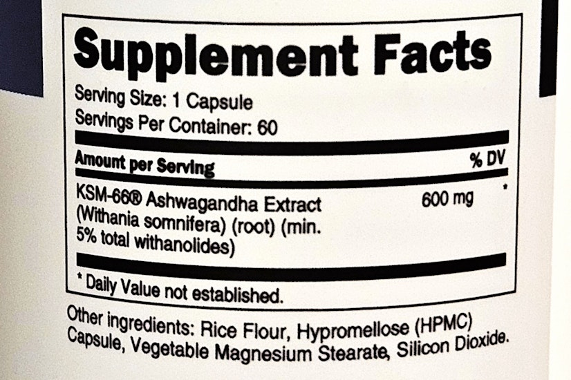 Best Ashwagandha Transparent Labs Ingredients