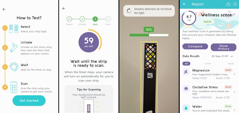 Vivoo testing process