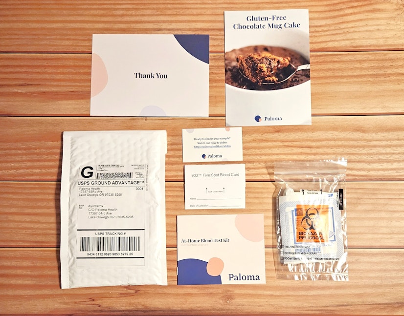 Best At Home Thyroid Tests Paloma Box Contents