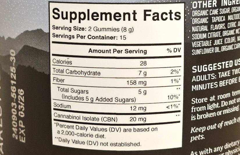 Best CBN Gummies Charlottes Web Stay Asleep Ingredients