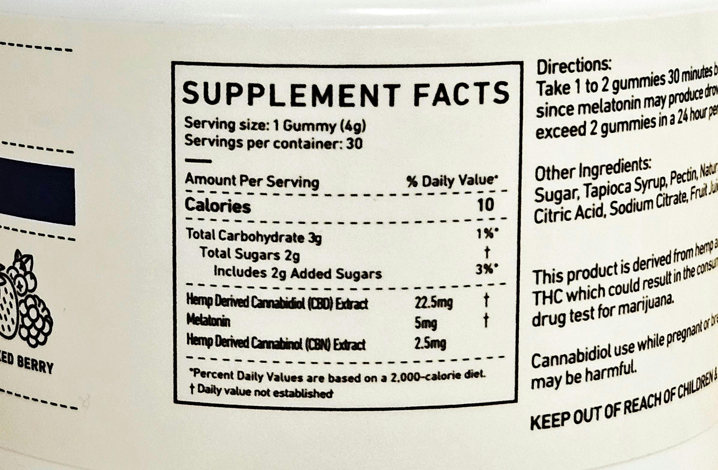 Best CBN Gummies Green Roads Sleepy Zs Ingredients