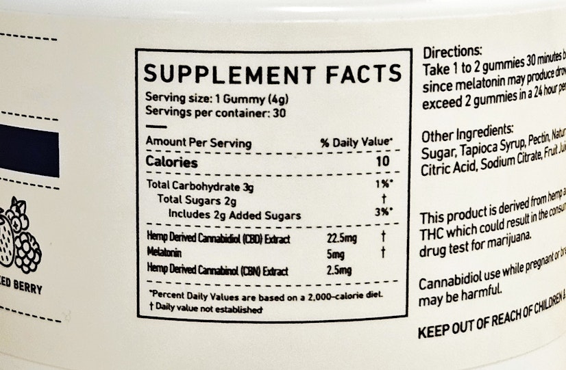 Best CBN Gummies Green Roads Sleepy Zs Ingredients