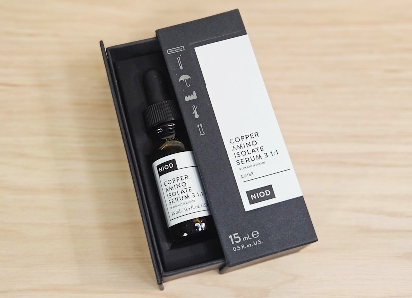 NIOD Copper Amino Isolate Serum 3:1 with packaging