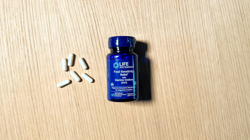 A picture of the Life Extension supplement bottle