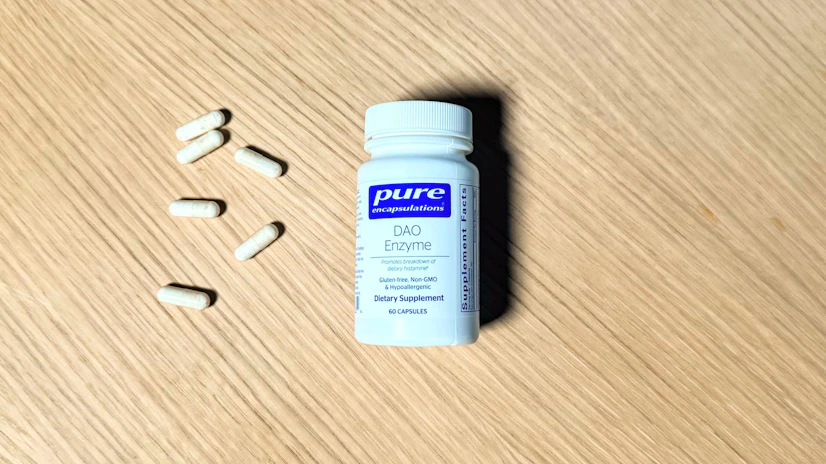 A picture of the Pure Encapsulations supplement bottle