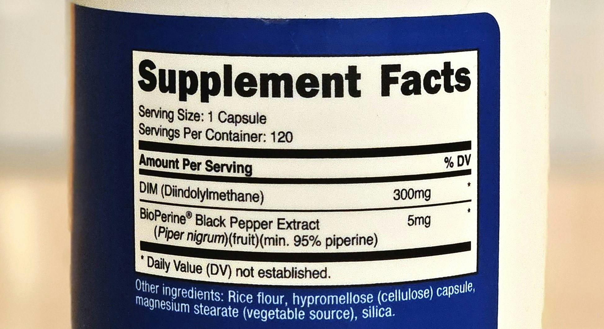 Best Dim Supplement Nutricost-ingredients