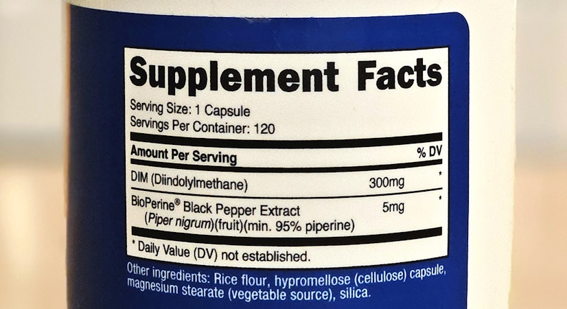 Best Dim Supplement Nutricost-ingredients