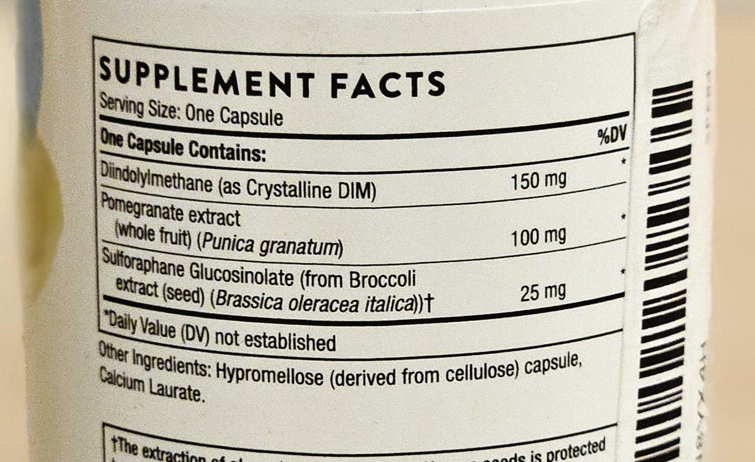 Best Dim Supplement Thorne Ingredients