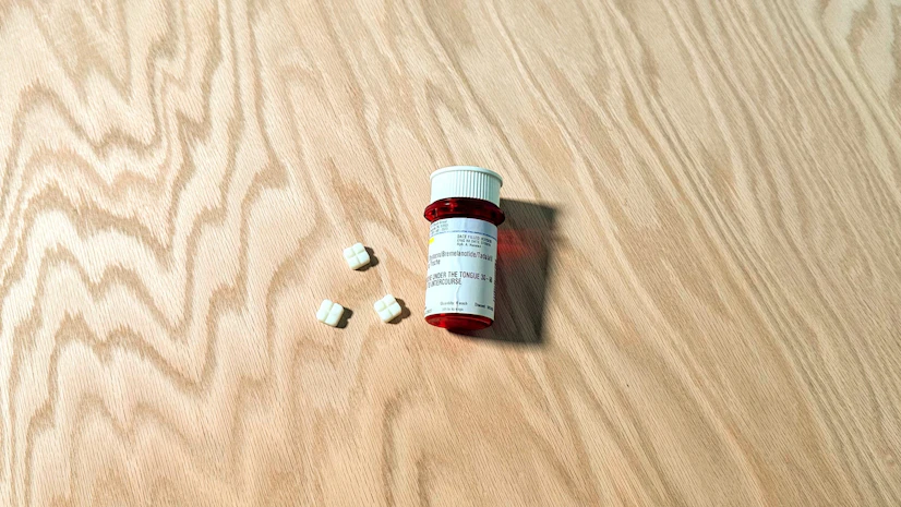 A picture of the Joi + Blokes prescription bottle
