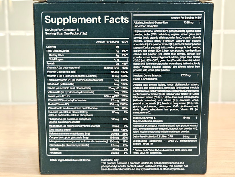 Best Fruit And Vegetable Supplements Ag1 Ingredients