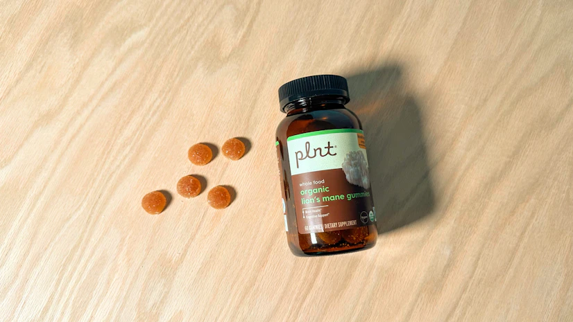 A picture of the PLNT supplement bottle
