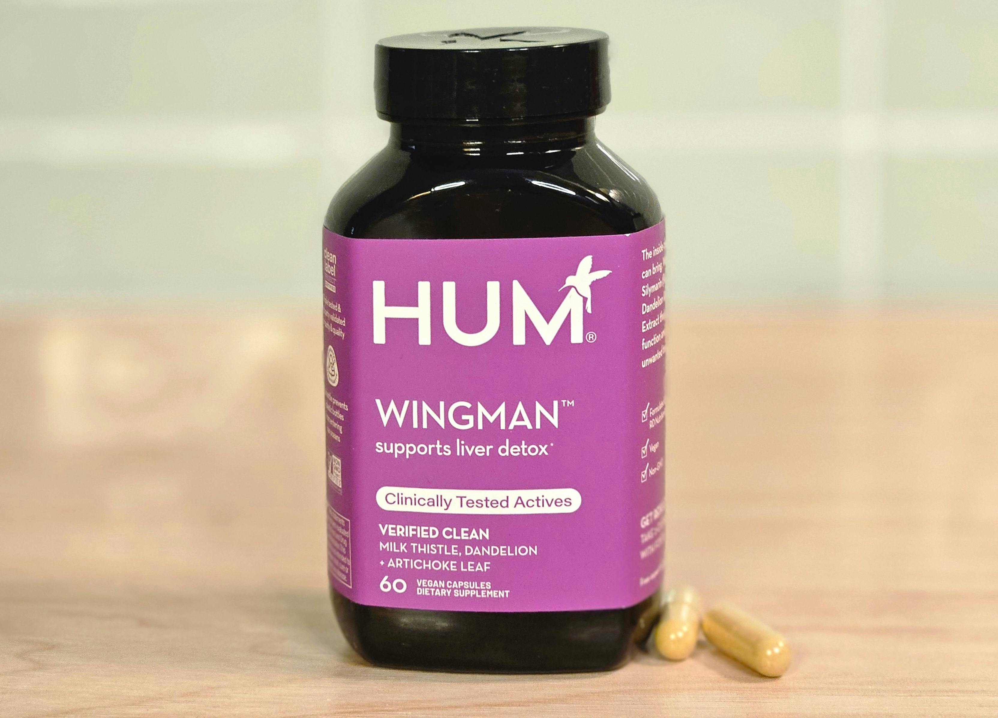 Best Milk Thistle Hum Wingman Bottle