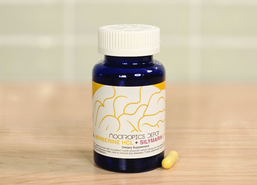 Best Milk Thistle Nootropics Depot Plus Berberine Bottle
