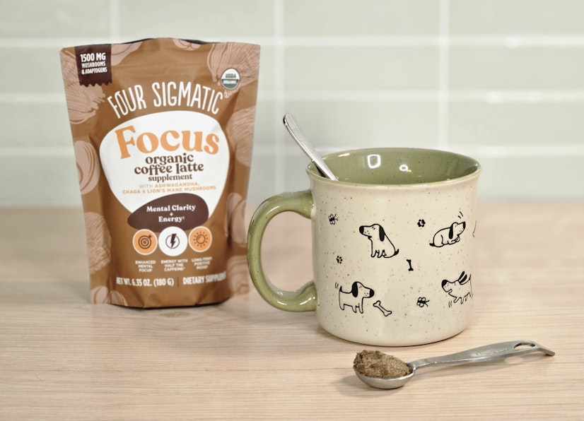 Best Mushroom Coffee Four Sigmatic Focus Latte With Mug