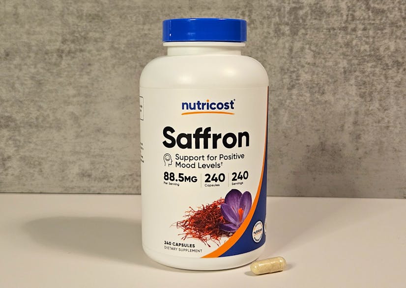 Saffron Supplement Nutricost Bottle