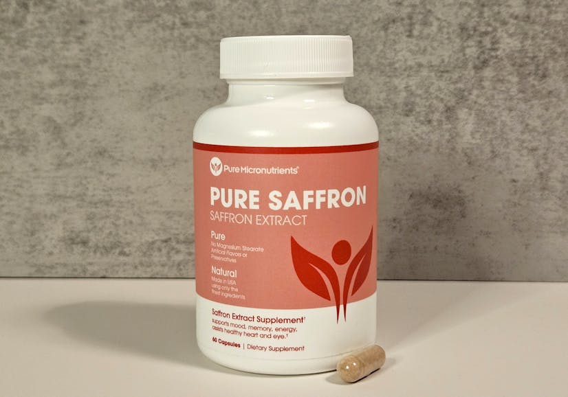 Saffron Supplement Pure Micronutrients Bottle