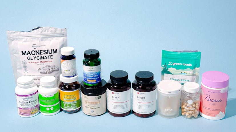 A big lineup of the best supplements for stress from research and experience