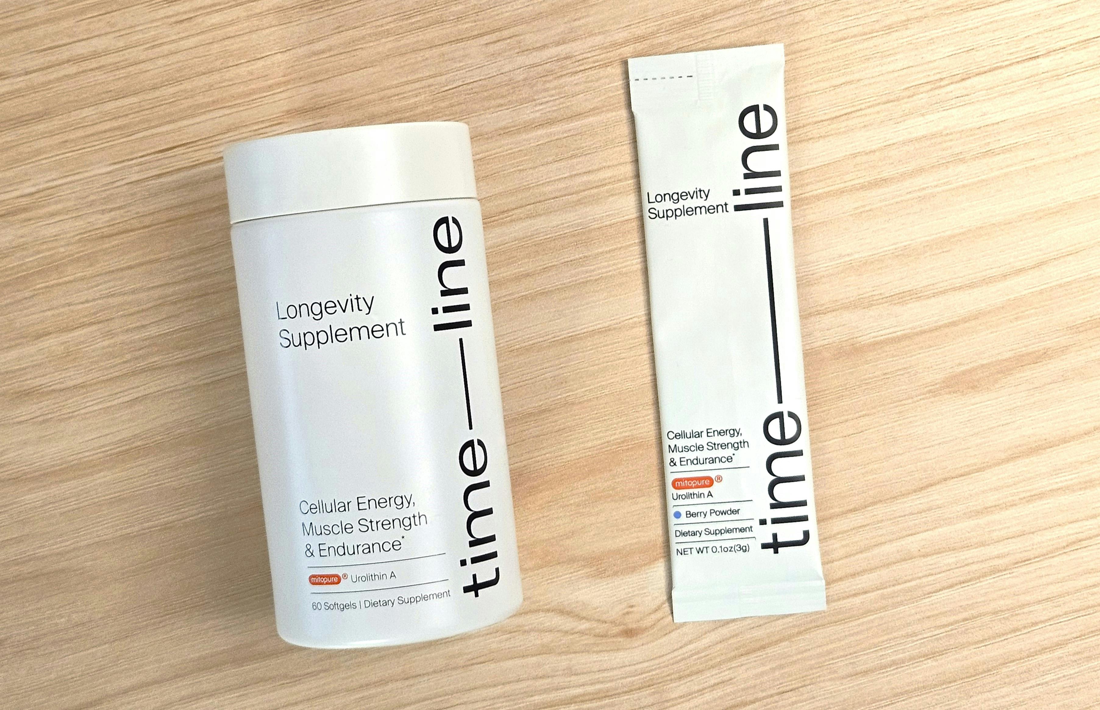 Best Urolithin A Mitopure Supplement Bottle And Powder Stick