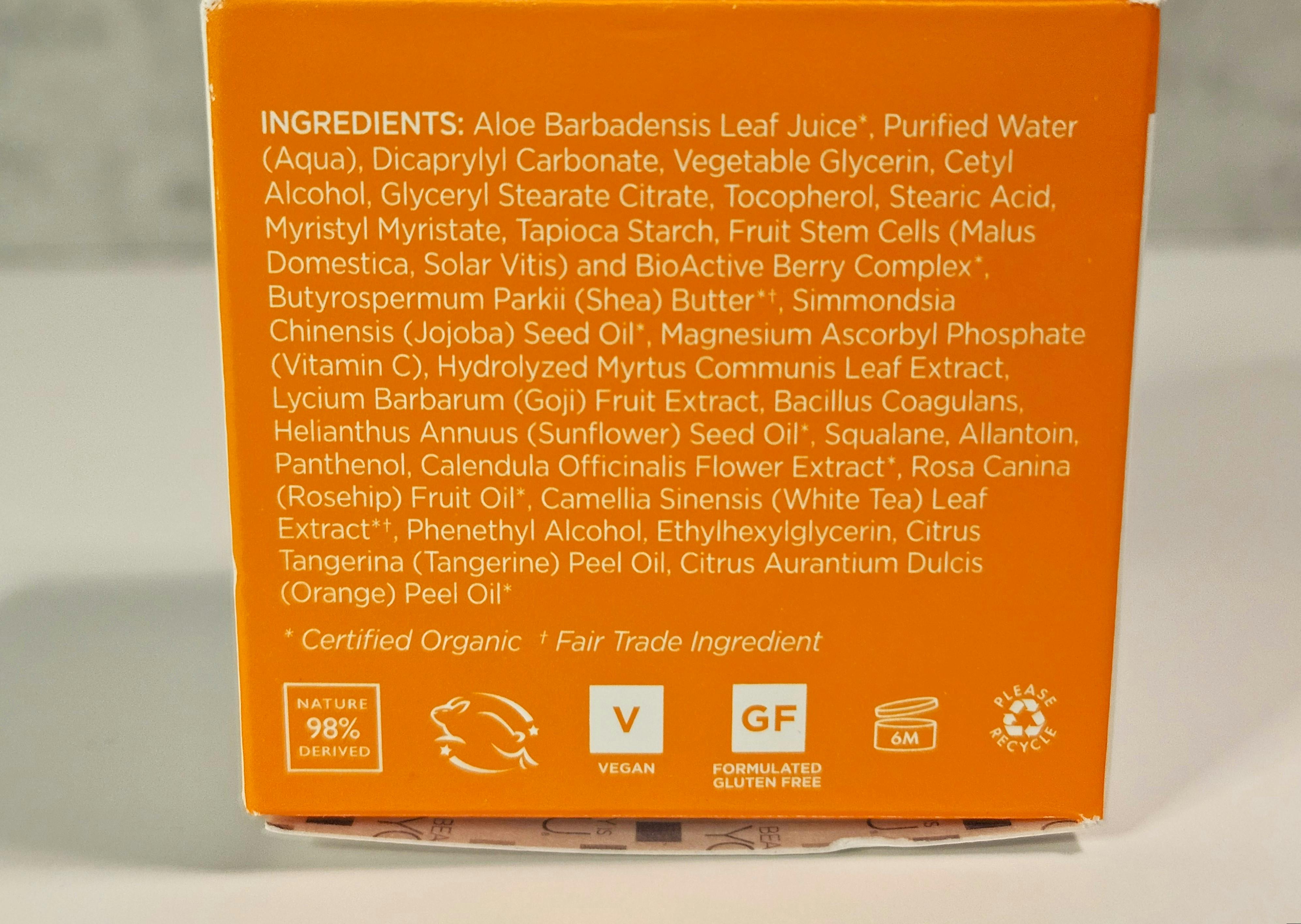 Best Whitening Cream Andalou Ingredients