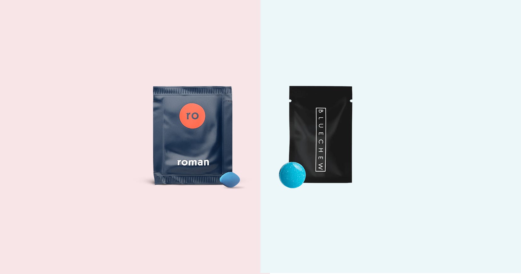 BlueChew vs. Roman | Where Should You Get ED Meds?