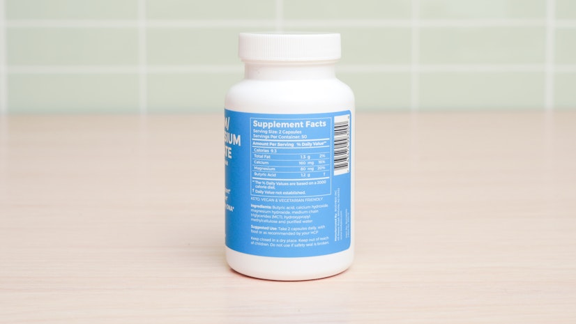 Bodybio Magnesium Calcium Butyrate Ingredients