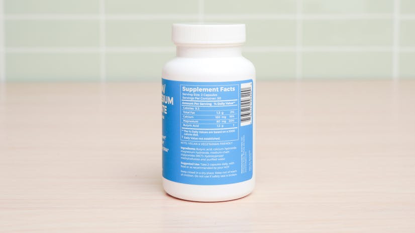 Bodybio Magnesium Calcium Butyrate Ingredients