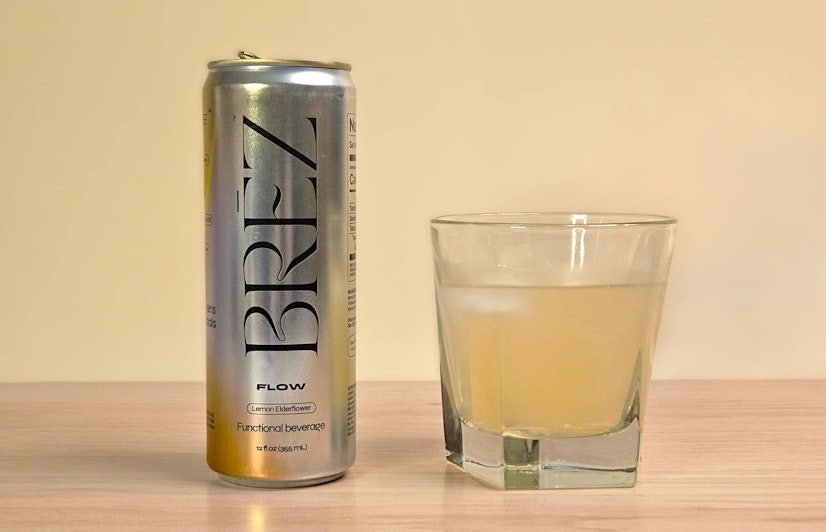 Brez Drink Review Flow and Glass