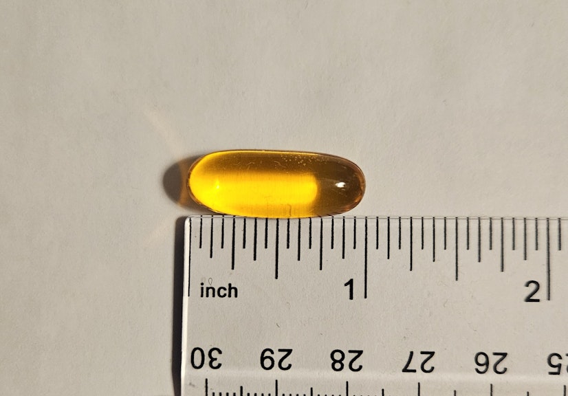 Care Of fish oil pill size