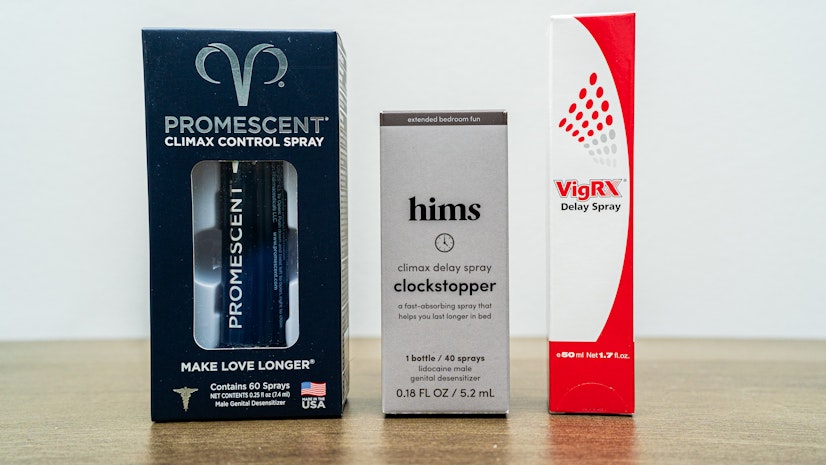 Promescent, Hims, and VigRX delay sprays for premature ejaculation and improved sexual performance
