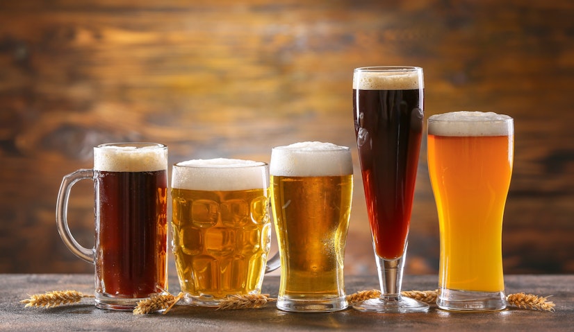 Different kinds of beer