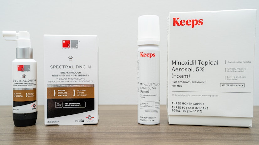 DS Labs Spectral DNC-N Nanoxidil vs. Keeps