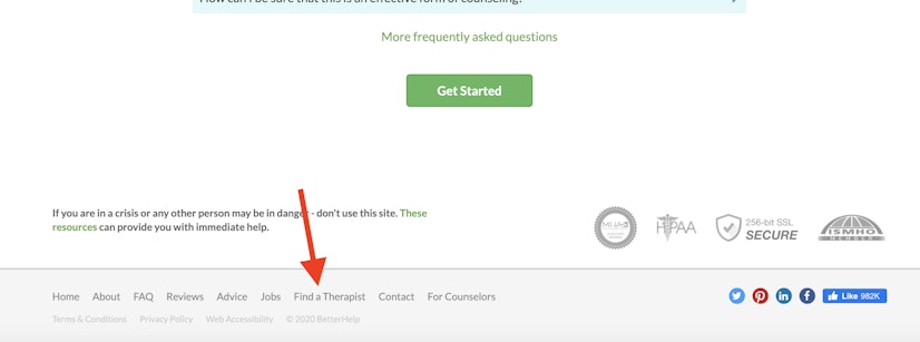 a trick for choosing your own BetterHelp therapist