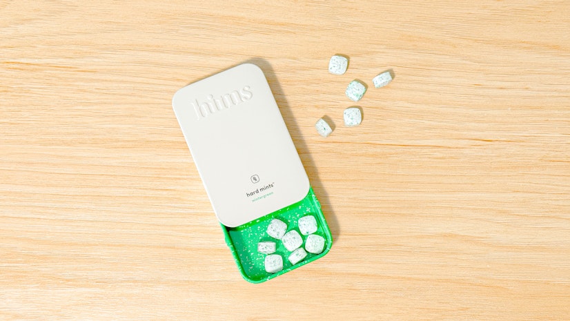 Hims Hard-mints Review Top Down Wood