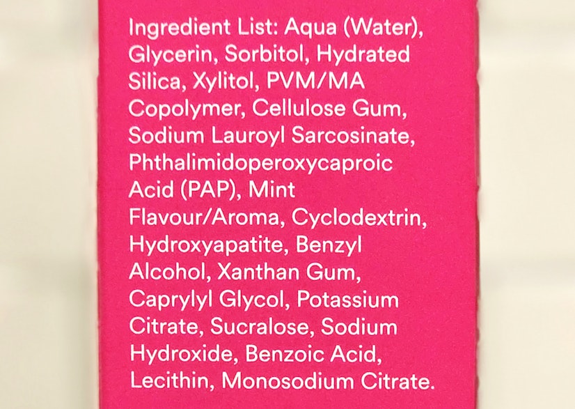 Hismile Review Pap Toothpaste Ingredients