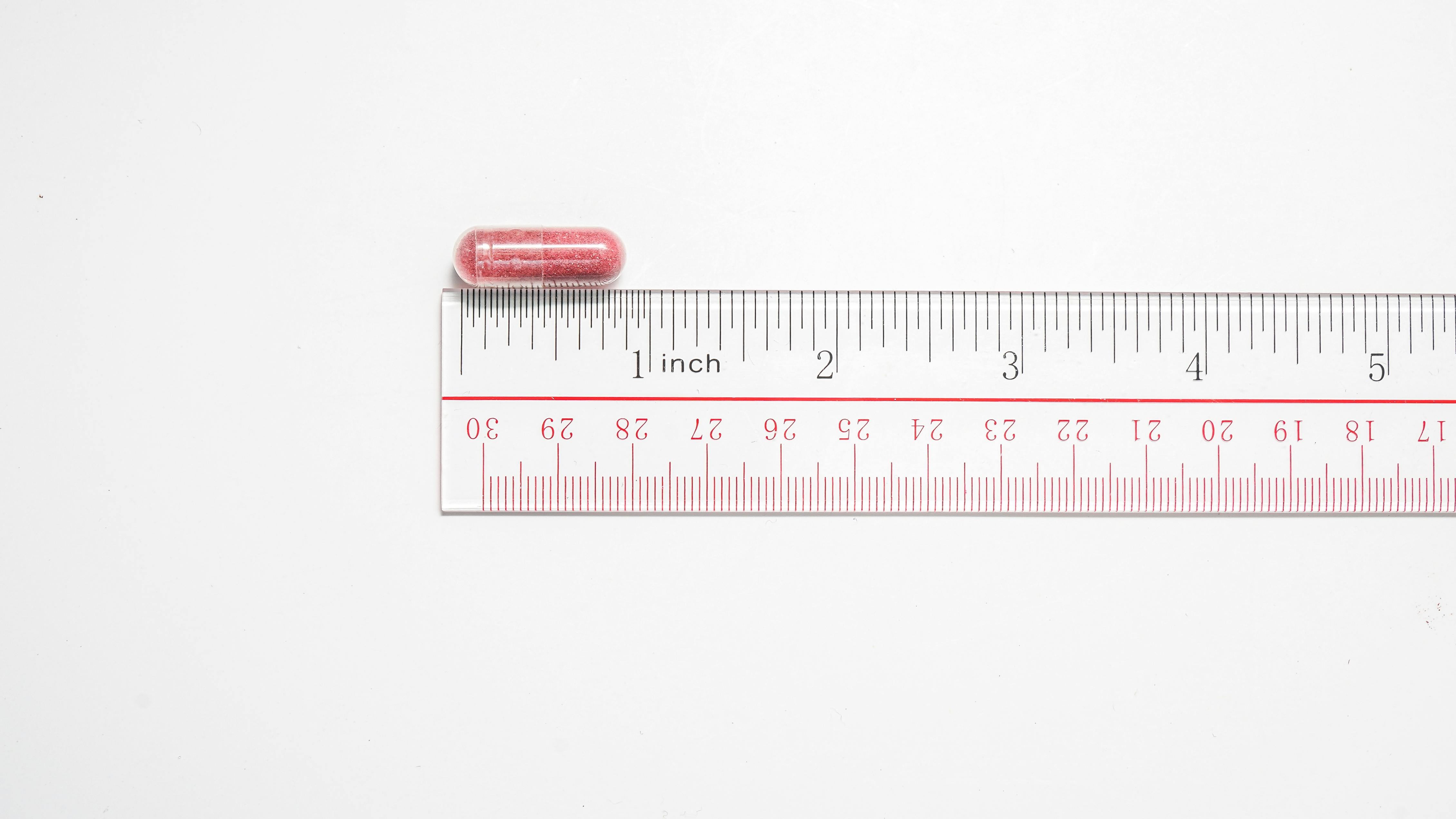 The size of Horbäach Beet Root capsules